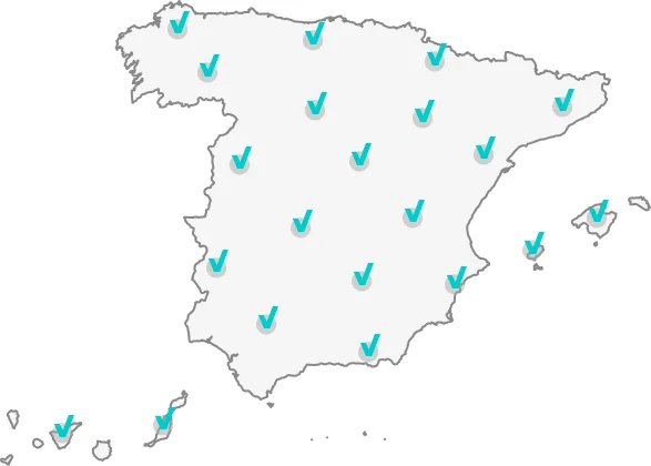Mapa de cobertura Revicasa en España