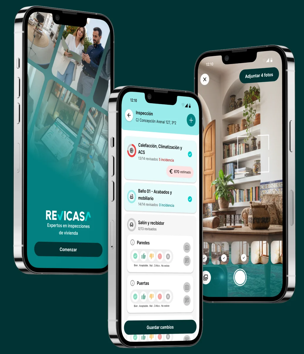 App de inspección de Revicasa en el móvil