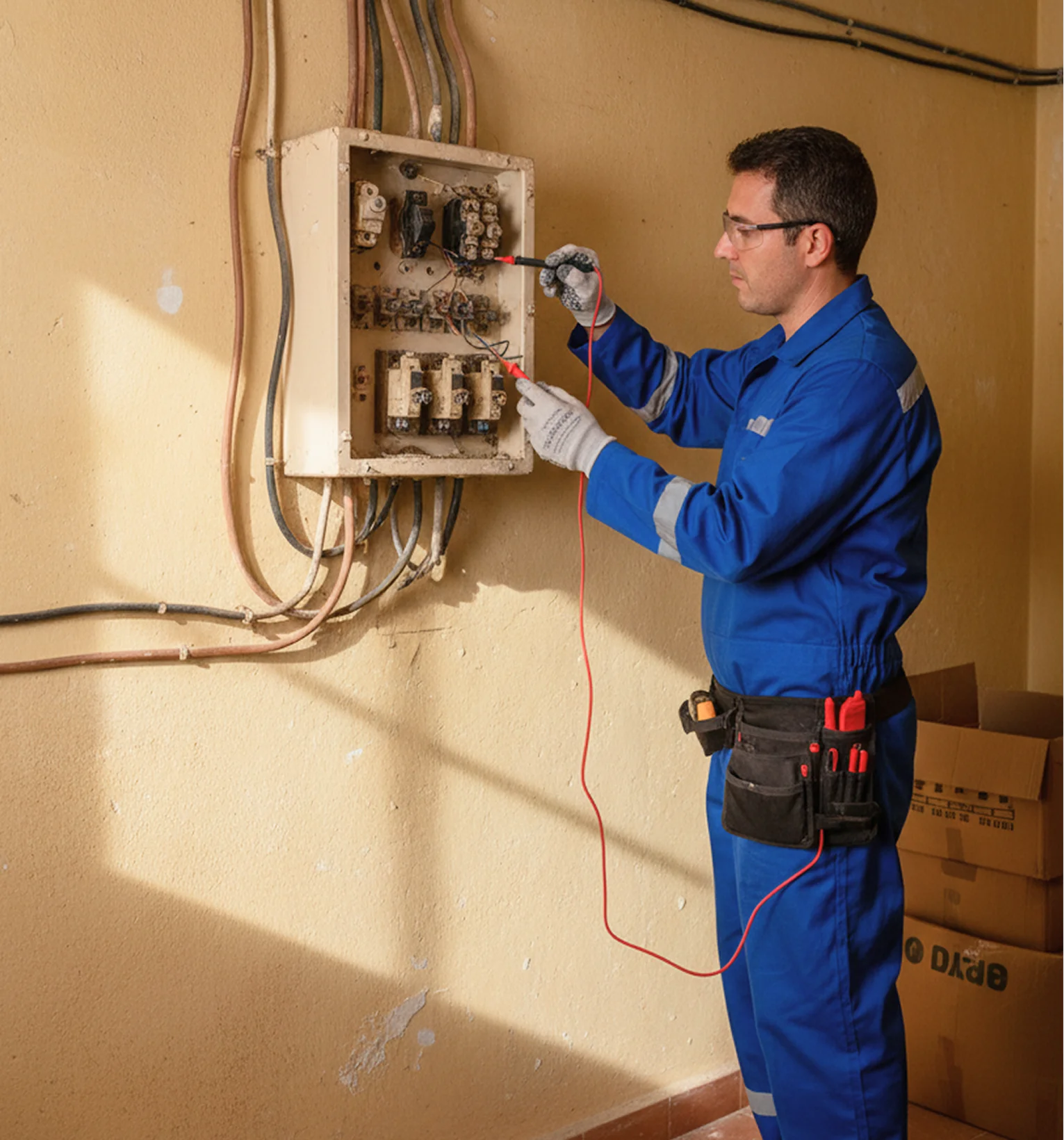 Instalación eléctrica defectuosa